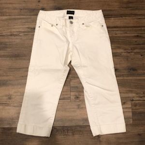 White Limited Jean Capris Size 2